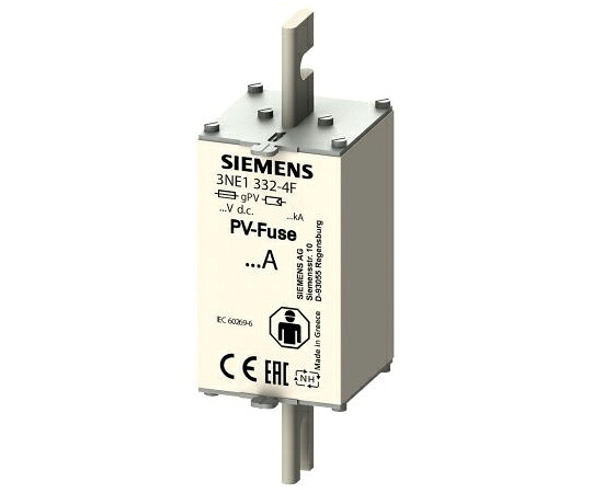 Siemens センタータグヒューズ 定格電流 400A 1kV 1袋（2個入） 3NE1332-4F 販売単位：1袋(2個入)