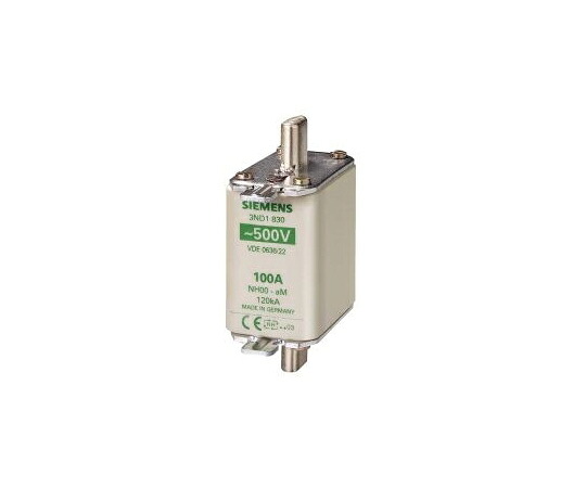 Siemens センタータグヒューズ 定格電流 125A 500V ac 1袋(3個入) 3ND1832 販売単位:1袋(3個入)