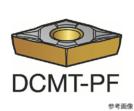 サンドビック コロターン107 旋削用ポジ心付け（120） 1515 1書き割り（10個入） DCMT070202PF 売りわたすユニット：1書き割り(10個入)