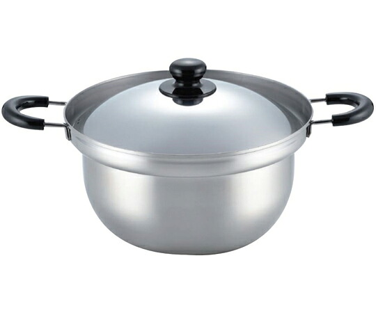 ヨシカワ くるめん亭 ふきこぼれにくい両手なべ 7.8L 26珊 SJ1369(26珊) 売りわたすユニット：1個