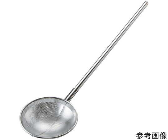 神子島製造所 PE 18-8パンチング網ヒシャク 柄長750粍 30糎 売りわたすユニット：1個