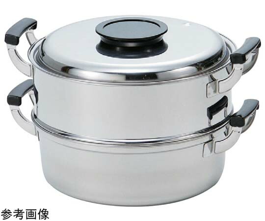 神子島製作所 PE 18-0丸型蒸器 2段 27cm 27cm 2段 販売単位：1個