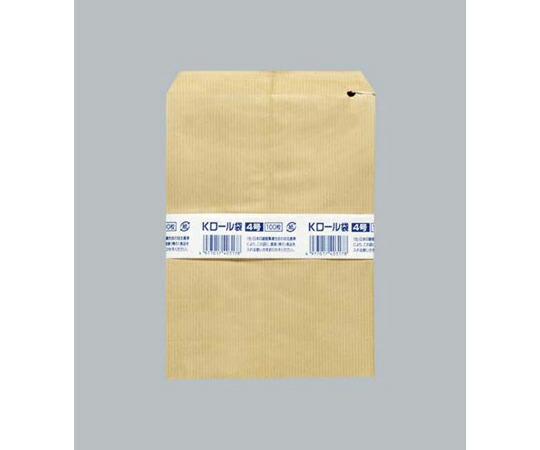 福助工業 角底袋 K渦状文袋 紙袋 K4号 1容れもの（500個×12書き割り入） 0180254 売りわたすユニット：1容れもの(500個×12書き割り入)