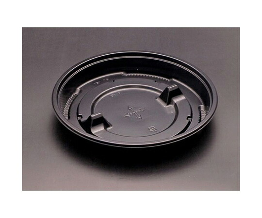 リスパック 弁当容器 饗膳 丸20B 黒 1ケース（50個×12セット入） RHHK751 販売単位：1ケース(50個×12セット入)