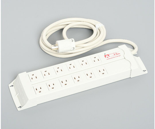 アメリカン電機 平刃OAタップ12個コード付 KC1230HNF 販売単位：1個