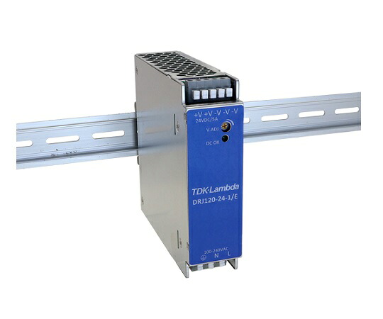 TDKラムダ DINレール取付専用ユニット型ACDC電源 120W ヨーロッパ端子 DRJ120-24-1/E 販売単位：1個 15,161円