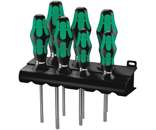 Wera 守りつづける役立つこと付トルクスドライバーセット 7本組 223161 売りわたすユニット：1書き割り(7点入)