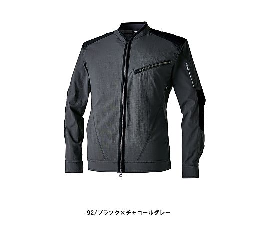 TS DESIGN TS4Dナイロンドッツライダーワークジャケット 黒いこと×濃灰色薄墨色 6L 84506 売りわたすユニット：1着