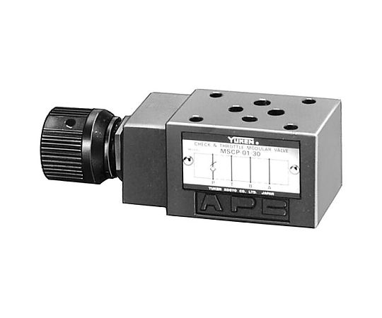 油研工業 01チェックスロットルモジュラー弁 MSCP-01-30 売りわたすユニット：1個