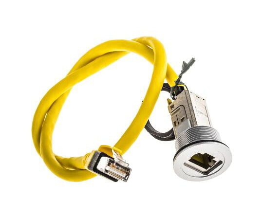 Harting 1ポート RJカプラ Cat6 シールド付き 09454521504 販売単位：1個