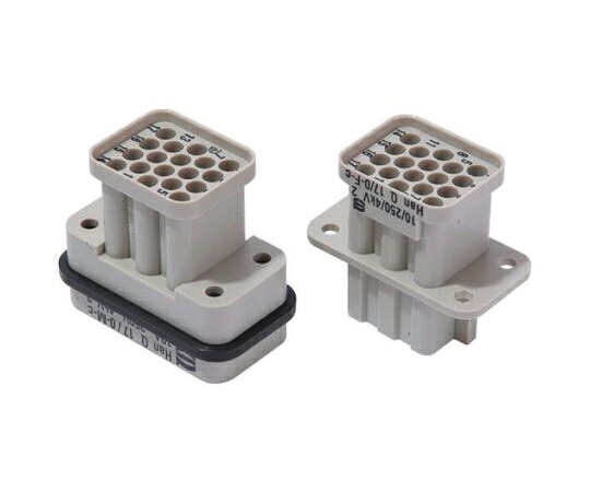 Harting ヘビーデューティコネクタ Han Q シリーズ メス 18極 10A 250 V 1袋（10個入） 09120173101 販売単位：1袋(10個入)