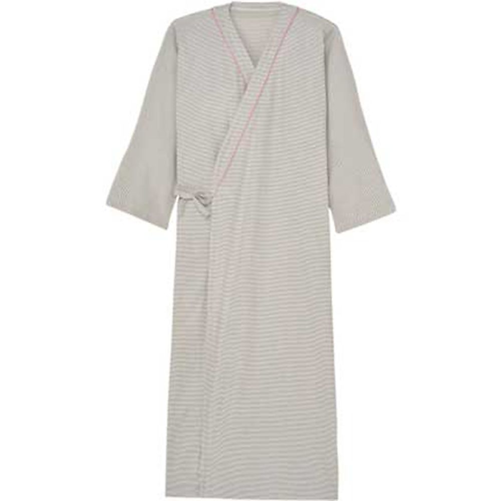 KIRAKU（トンボ） ニット患者衣 浴衣 ベージュ L 1ケース（10枚入） CV023-28 L 販売単位：1ケース(10枚入)