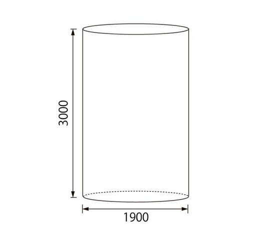HIDAX フレコン用内袋 上下オープン 0.10×1900×3000Hmm 1セット（20枚入） 販売単位：1セット(20枚入)