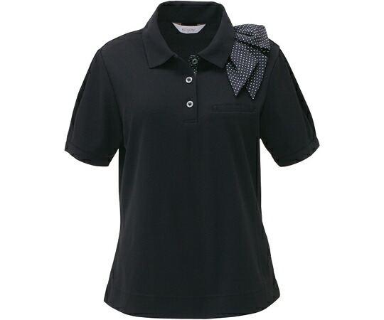 カーシーカシマ ENJOY スポーツシャツ Office Polo 黒いこと L ESP403 売りわたすユニット：1枚