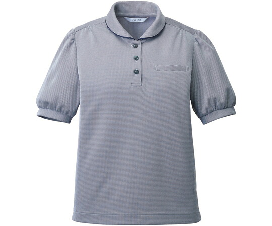カーシーカシマ ENJOY スポーツシャツ COOL HOUND\u0027S TOOTH 薄墨色照合のしるし L ESP781 売りわたすユニット：1枚