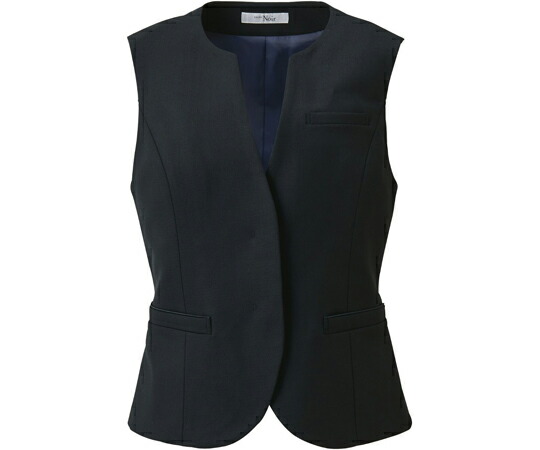 カーシーカシマ ENJOYNoir ベスト CROSS WOOL STRETCH ブラック 15号 NAV003 販売単位：1枚