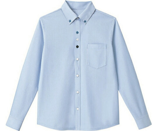 カーシーカシマ HEARTGREEN 長袖ニットシャツ ACTIVE KNIT SHIRT 空 3L HM2418 販売単位：1枚
