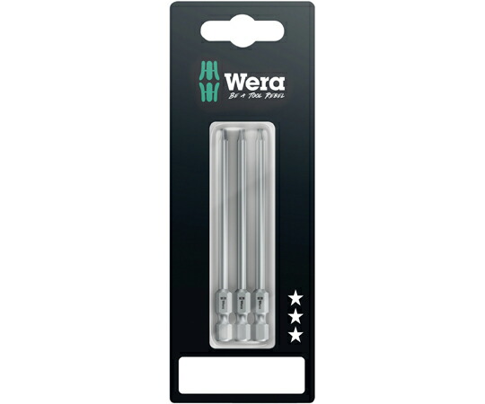 Wera 3本組トルクスビット サイズTX10×89 073470 販売単位：1セット(3本組入)