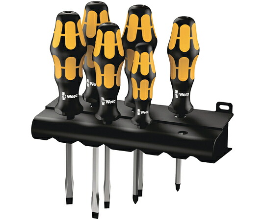 Wera 932 S/6 突き刺さる 6本組チゼルドライバーセット 018283 売りわたすユニット：1仕掛ける(6点入)