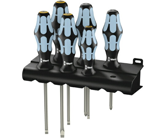 Wera ステンレス製 ドライバー 6本組（PZ -） 032061 販売単位：1セット
