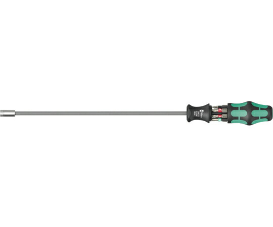 Wera ビット納める型ロング１番ウッド ビット6点付（+ PZ TX HEX） 051028 売りわたすユニット：1書き割り
