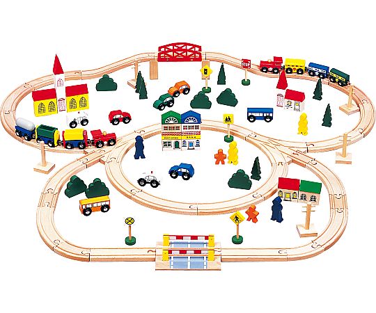 アズワンカタログ掲載品 街と鉄道あそび デラックス100 L03380 販売単位：1個