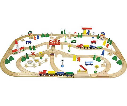 アズワンカタログ掲載品 街と鉄道あそび スーパーデラックス120 L03390 販売単位：1個