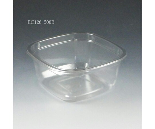 リスパック 透明カップ バイオ EC126-500B 1ケース（50個×12セット入） J16T131 販売単位：1ケース(50個×12セット入) 23,697円
