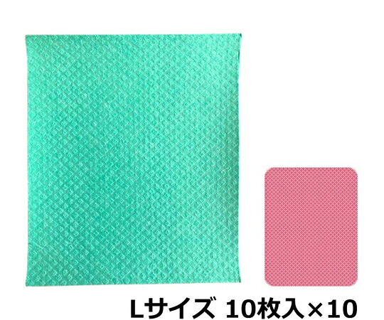 KALLE 海綿質はりつけ台 ＦＲＧ製 L 約10枚×10容器に並べる 緑  売りわたすユニット：1箱(10枚×10容器に並べる入)