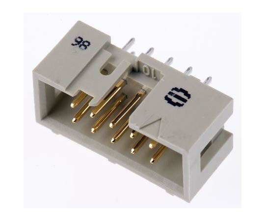 Harting 基板接続用ヘッダ SEK 18シリーズ 10極 2.54mm 2列 ストレート 1箱（100個入） 09185106324 販売単位：1箱(100個入)