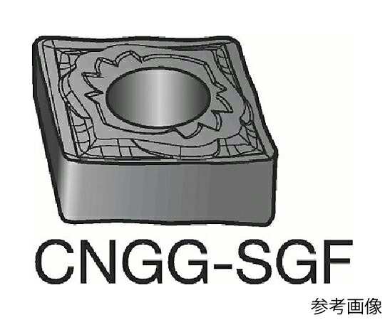 サンドビック T-Max P 旋削用ネガチップ（110） H13A 1セット（10個入） CNGG120412SGF 販売単位：1セット(10個入)