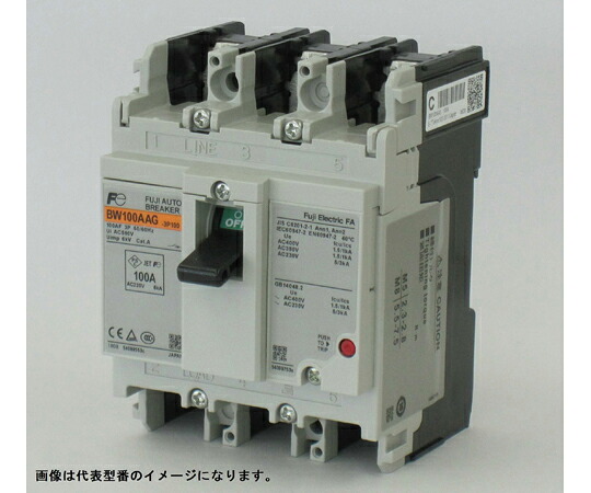 富士電機 一般配線用瞬時固定形 3極 BW100AAG-3P100 販売単位：1個