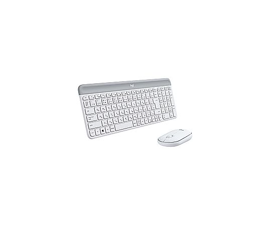 ロジクール 鍵盤・二十日鼠仕掛ける MK470か細いジャズバンド（Chrome/Windows11相応う） 象牙色 [無線電話 /USB]  売りわたすユニット：1個