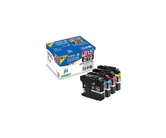 ジット 取り替えっこリサイクルインクカートリッジ [茶飲み友だち LC219/215-4PK] 4色仕掛ける（大電気容量） JIT-B2192154P  売りわたすユニット：1個