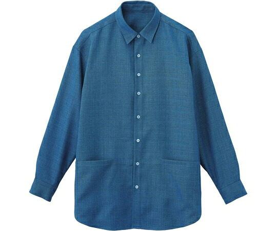 カーシーカシマ HEARTGREEN シャツブラウス Scandinavian Pattern Collection ブルー LL HWY011 販売単位:1枚