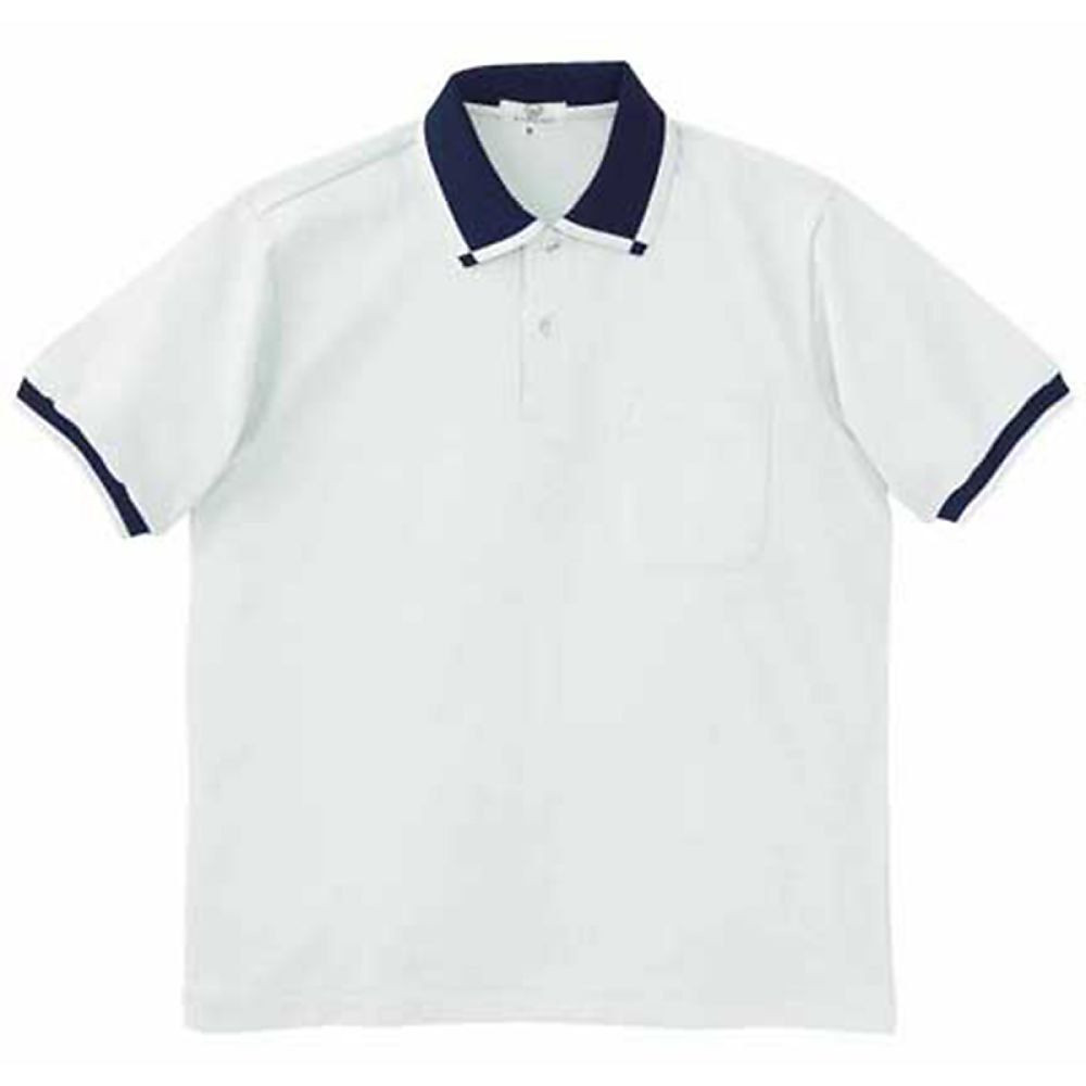 KIRAKU（トンボ） ポロシャツ シルバーグレー 4L（身丈80cm） CR023-03 4L 販売単位：1枚