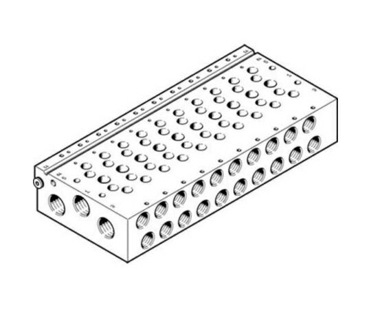 Festo マニホールドストリップ VABMシリーズ VABM-L1-18W-G38-10 販売単位：1個