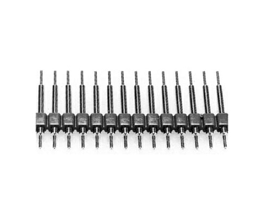 マックエイト 抜き差し型二段重ね用 OYシリーズ 黒 H\u003d12.5mm（10本入） OY-004 販売単位：1袋(10本入)