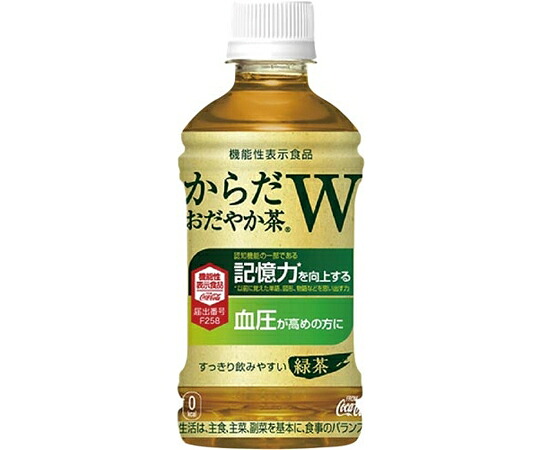 【軽減税率】コカ・コーライーストジャパン からだおだやか茶W 350mL 1ケース(24本入) 52968 販売単位：1ケース(24本入)