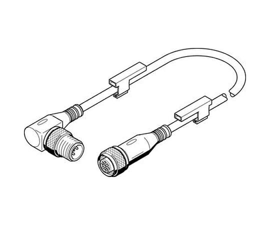 Festo ケーブルリード NEBUシリーズ NEBU-M12G5-K-0.5-M12W5 販売単位：1個