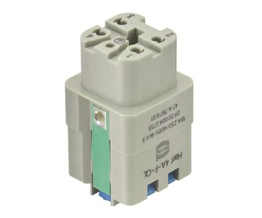 Harting ヘビーデューティコネクタ Han A シリーズ メス 4極 10A 600 V 1袋（10個入） 09200042733 販売単位：1袋(10個入)