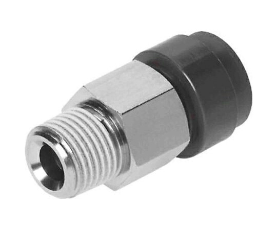 Festo ハーフユニオン形エア継手 チューブねじ込み QS-V0-1/8-8 販売単位：1袋(10個入)