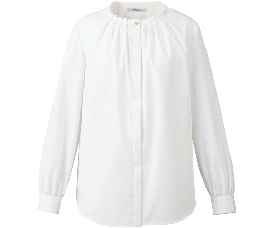 カーシーカシマ ENJOY 長袖プルオーバートップ FINE SAROU TWILL 白いこと 13号 EWB803 売りわたすユニット：1枚