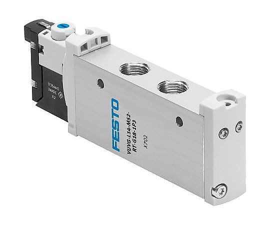 Festo エアソレノイドバルブ VUVGシリーズ VUVG-L14-M52-MT-G18-1H2L-W1 販売単位：1個