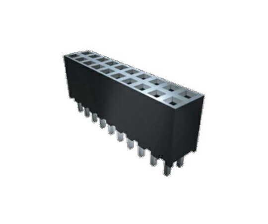 Samtec 基板接続用ソケット 32 極 2mm 2 列 表面実装 1セット（17個入） SQT-116-01-F-D 販売単位：1セット(17個入)