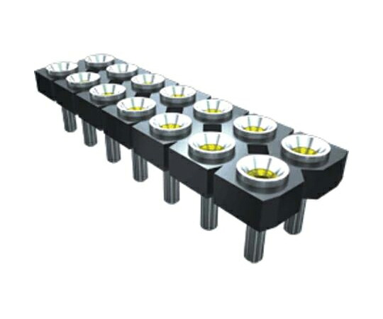 Samtec 基板接続用ソケット 20 極 2.54mm 2 列 スルーホール 1セット（22個入） SDL-110-G-19 販売単位：1セット(22個入)