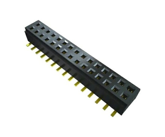 Samtec ソケットストリップ 16 極 1mm 2 列 表面実装 1セット（1500個入） CLM-108-02-F-D-K-TR 販売単位：1セット(1500個入)