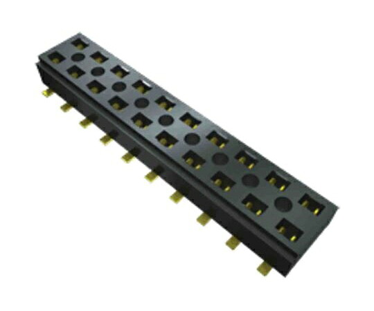 Samtec 基板接続用ソケット 40 極 2mm 2 列 表面実装 1セット（14個入） CLT-120-01-F-D 販売単位：1セット(14個入)