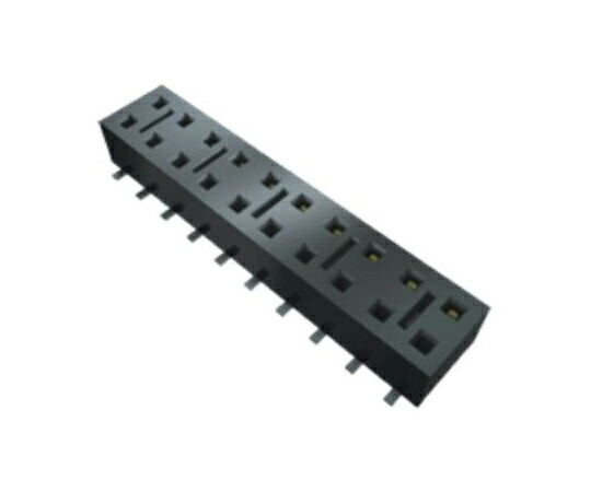 Samtec 基板接続用ソケット 6 極 2.54mm 2 列 1セット(825個入) HLE-103-02-L-DV-BE-K-TR 販売単位:1セット(825個入)