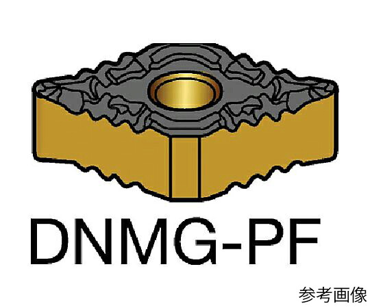 サンドビック T-Max P 旋削用ネガチップ（110） 1525 1セット（10個入） DNMG110412PF 販売単位：1セット(10個入)